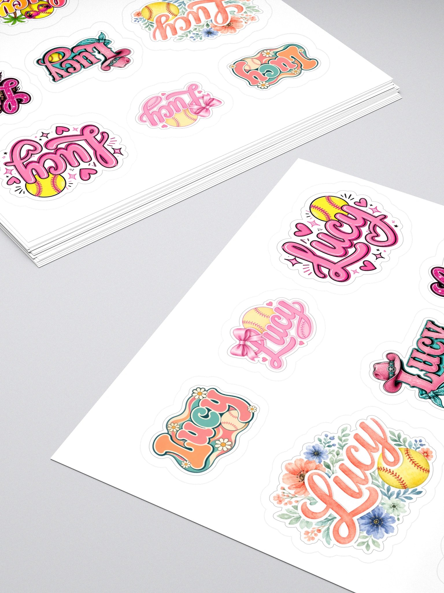 Lucy Softball & Western Sticker Set product image (4)