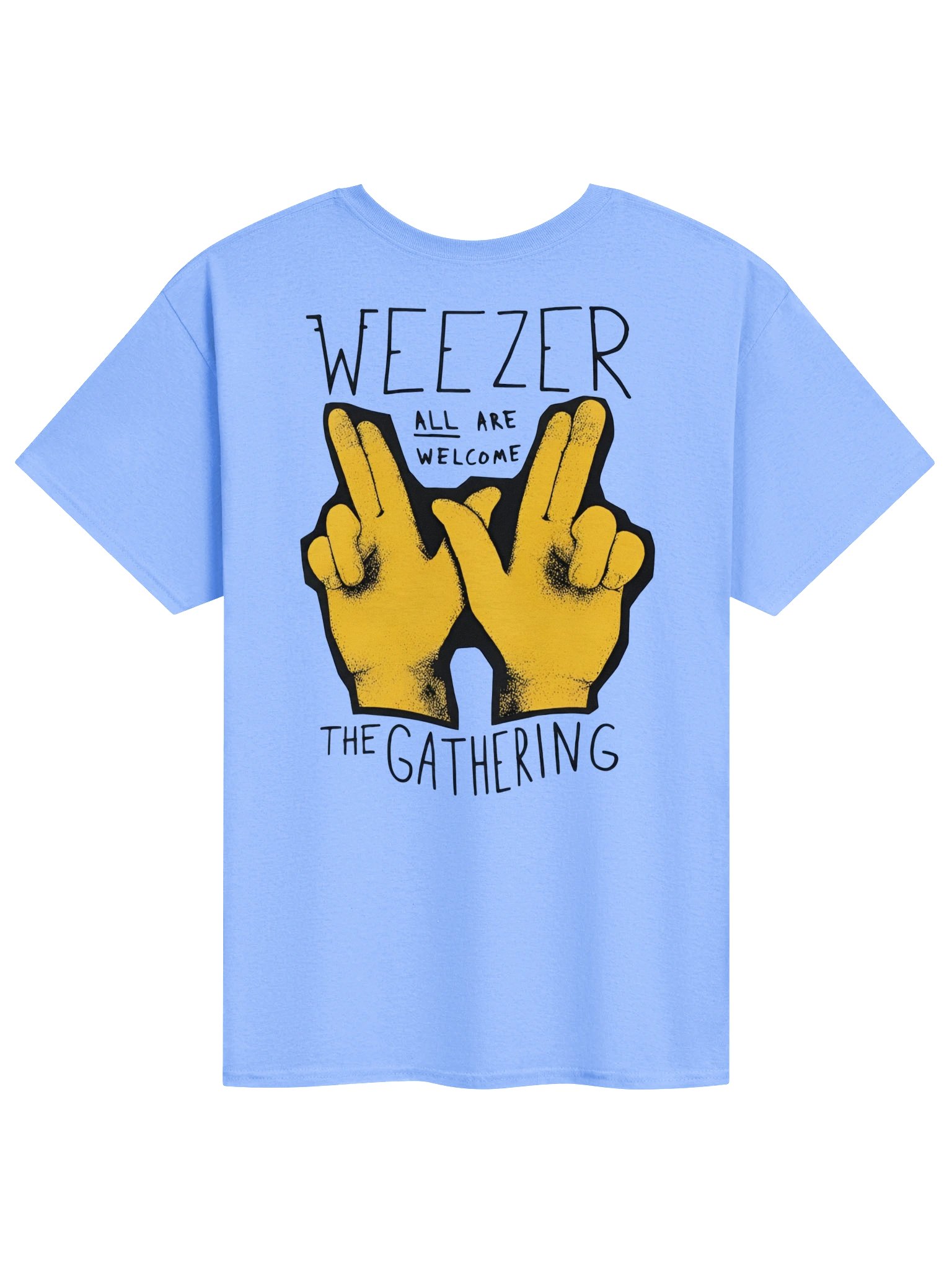 Weezer The Gathering Tour 2026 Merch All Are Welcome T-Shirt product image (2)