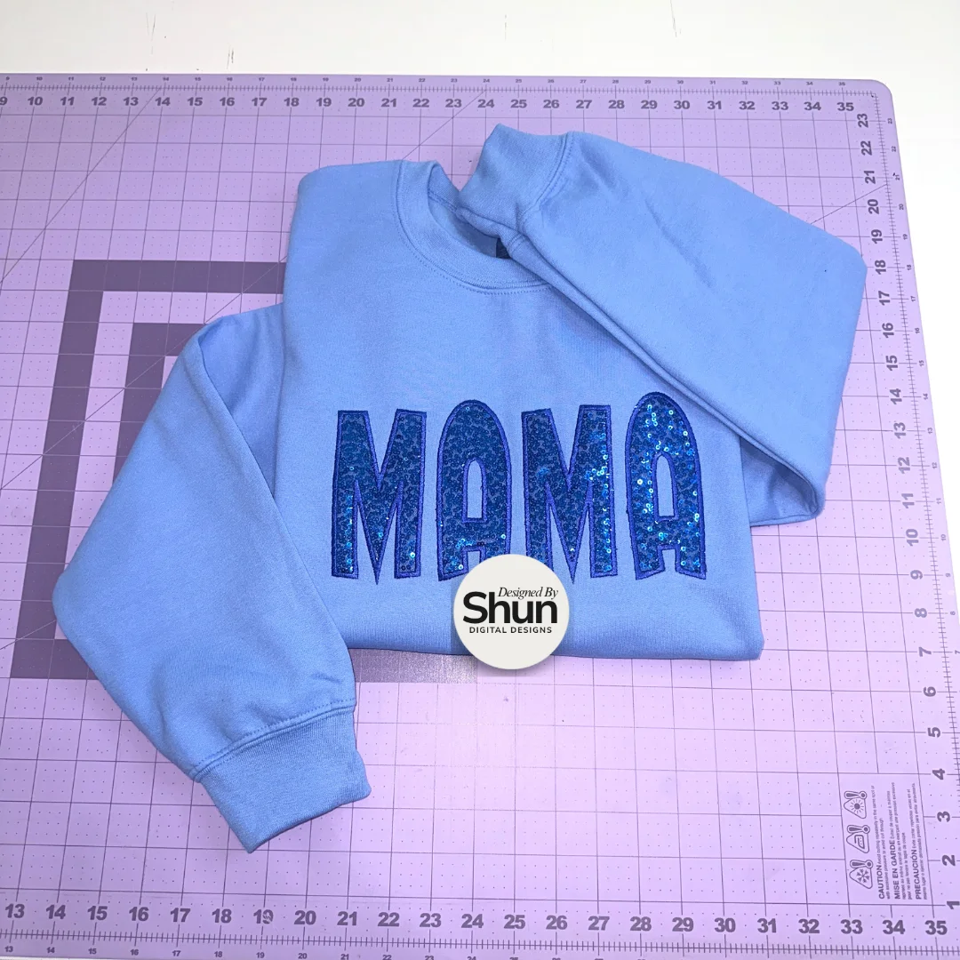 Mama Applique Embroidery Design product image (4)