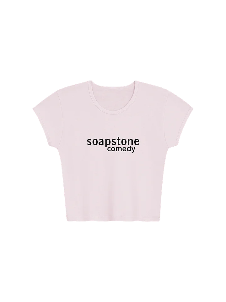 Soapstone Stretchy Ribbed Baby Tee Crop Top product image (2)