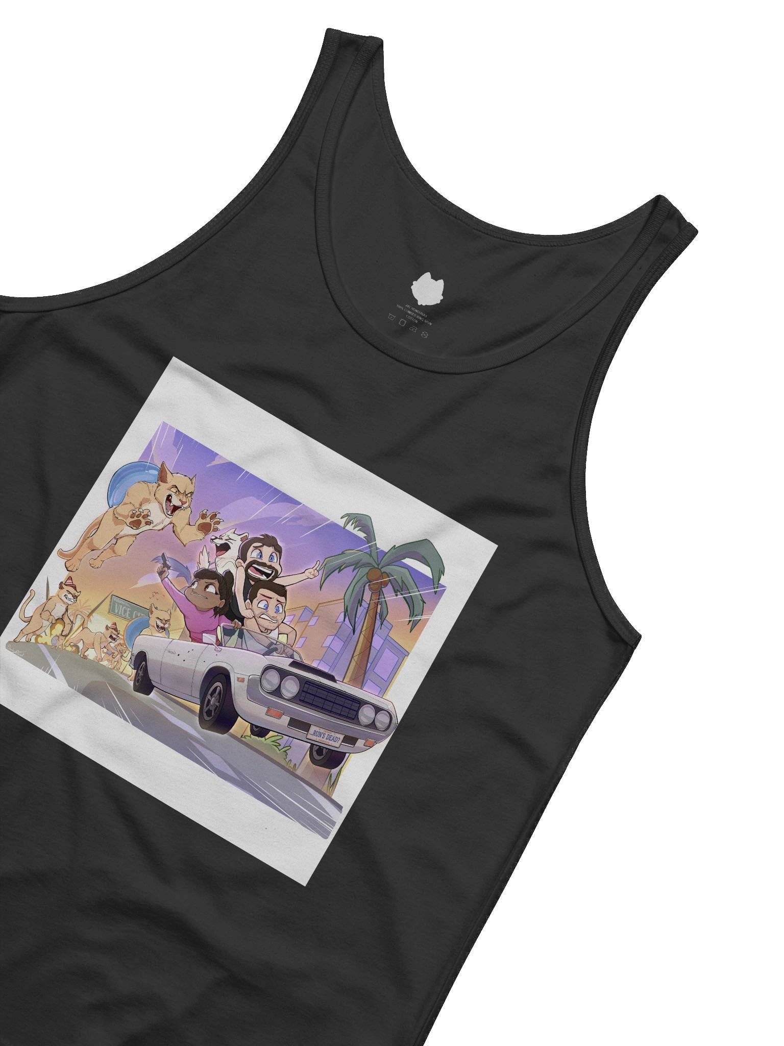 Cat-astrophic Fur-ocius Purrsuit Tank Top product image (28)