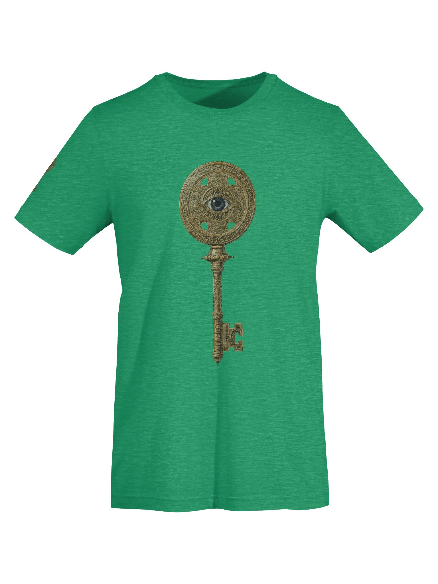 The Gatekeeper’s Key Classic T-Shirt – Front & Right Shoulder Print | Heather Kelly | Bella+Canvas 3001 product image (7)