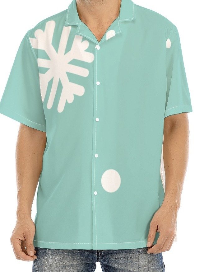 Snowflake Mint Cuban Shirt product image (1)