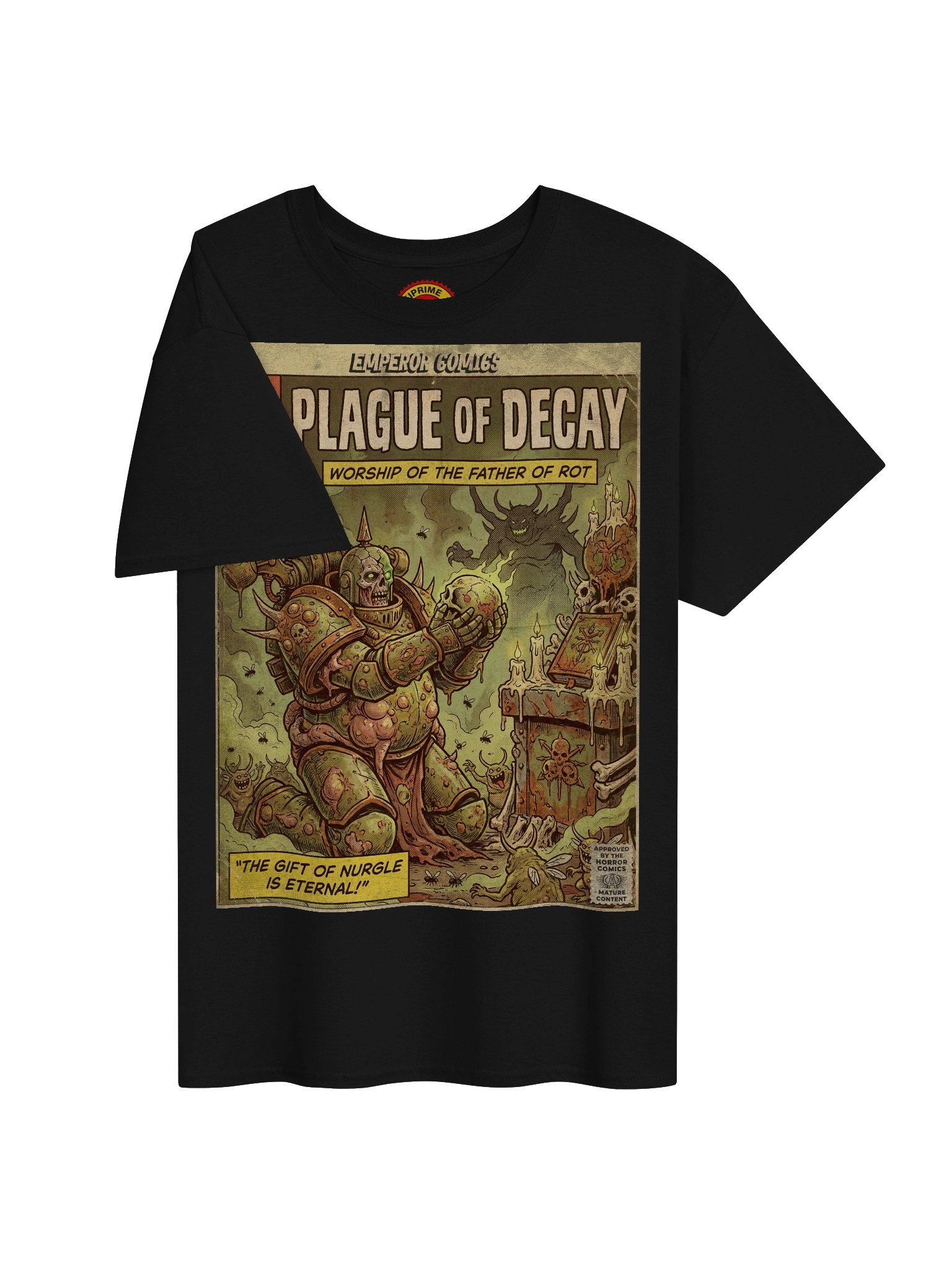 Plague of Decay Comic Art T-Shirt product image (3)