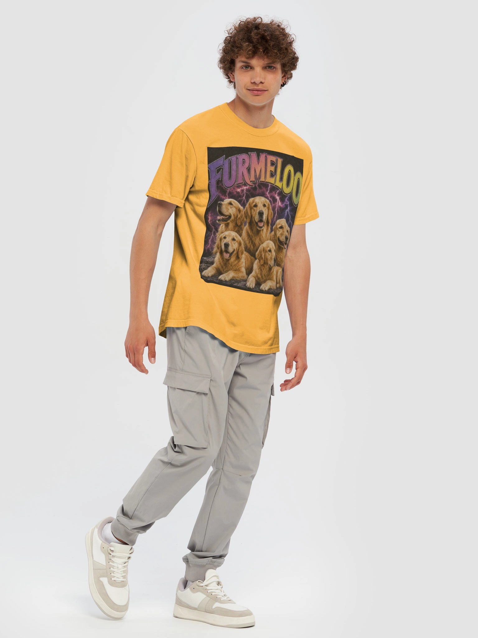 Furmeloo Golden Retriever Family Vintage T-Shirt product image (64)
