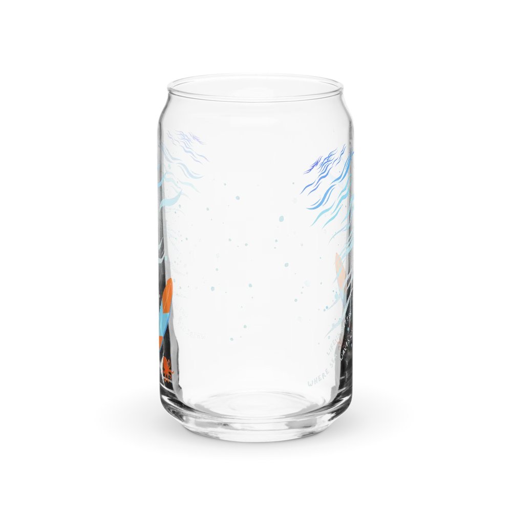 Life Is Better Where Sea Waves Whisper Can-Shaped Glass ( Side -Sea- ) product image (2)