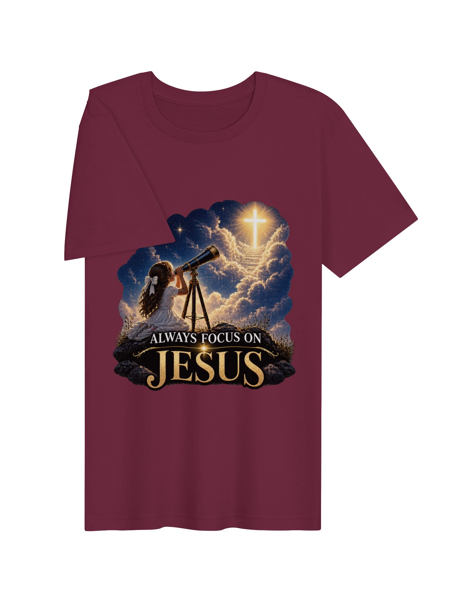 Always Focus on Jesus / Jesus Is the Answer Unisex T-Shirt product image (87)