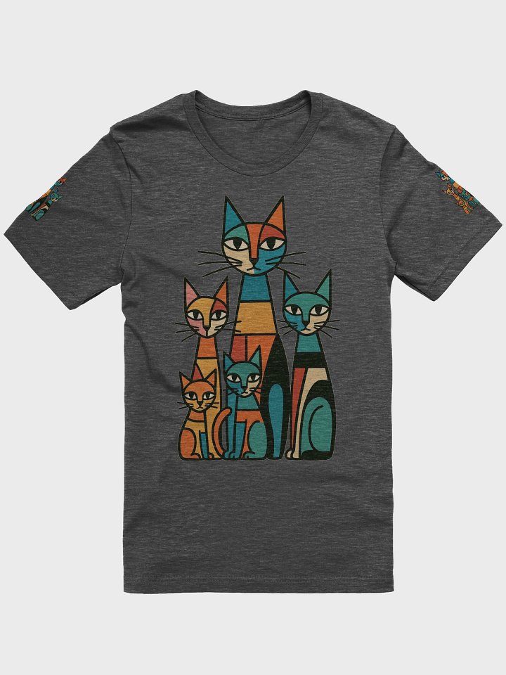 Geometric Felines Unisex T-Shirt product image (2)