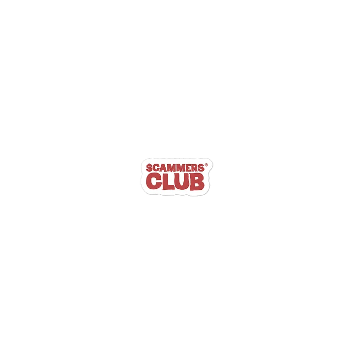 The Scammers Club Sticker product image (1)