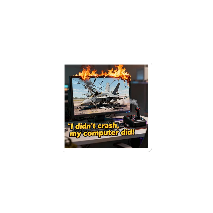 I Didn’t Crash, My Computer Did! Magnet product image (1)