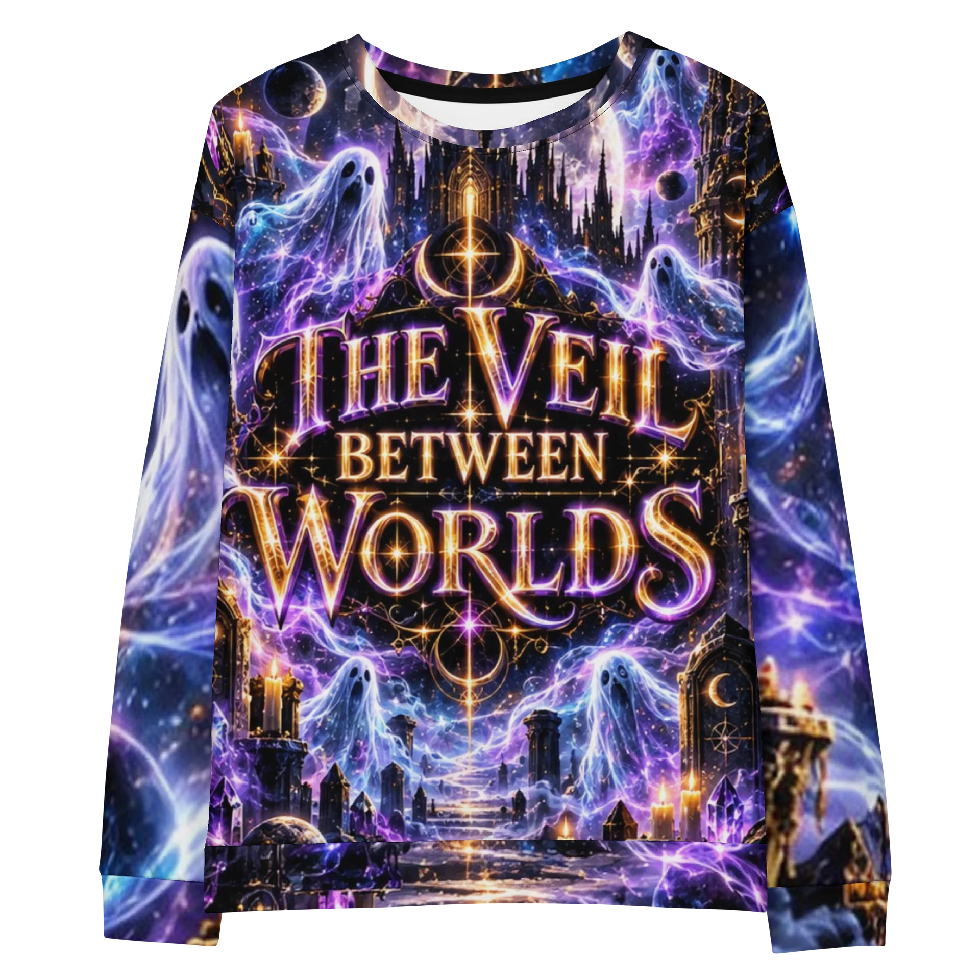 The Veil Between Worlds Cotton Sweatshirt product image (2)