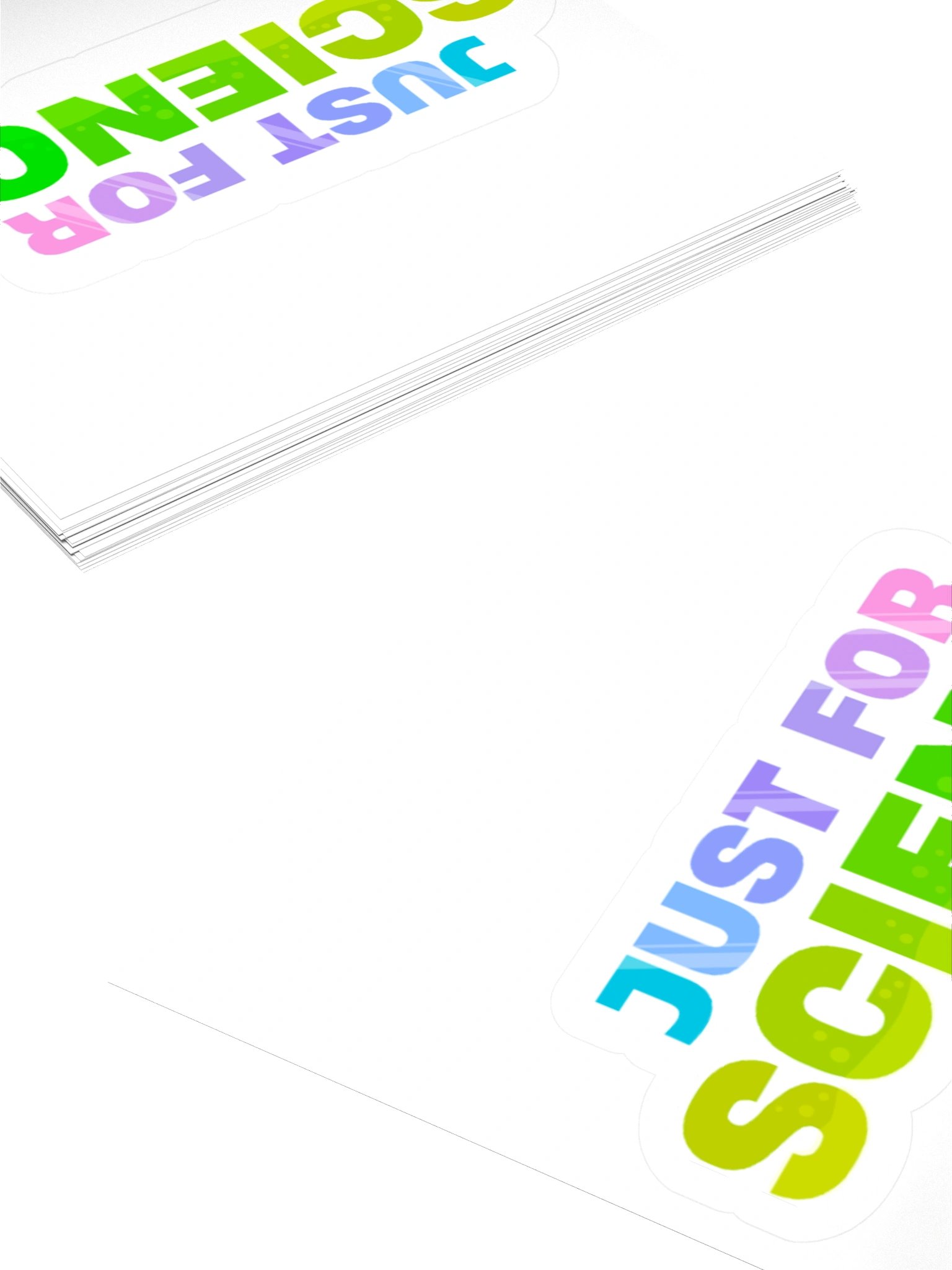Just For Science Sticker product image (3)