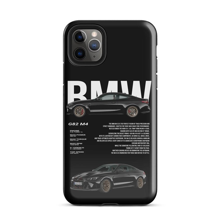 BMW G82 M4 iPhone Case – Shockproof Slim Fit Cover for iPhone – Car Enthusiast Gift Design product image (2)