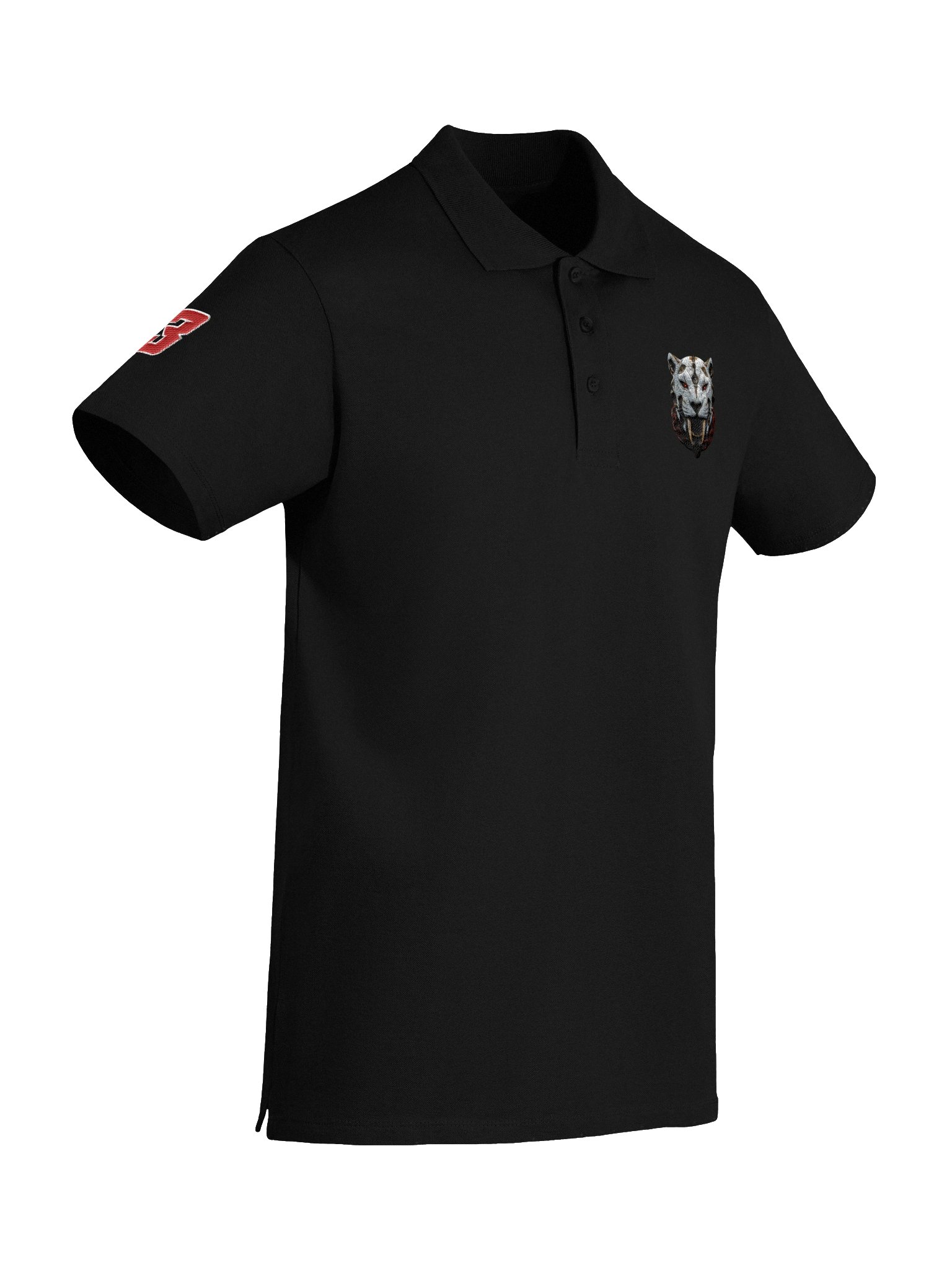 Steampunk White Tiger - Graphic Polo product image (6)
