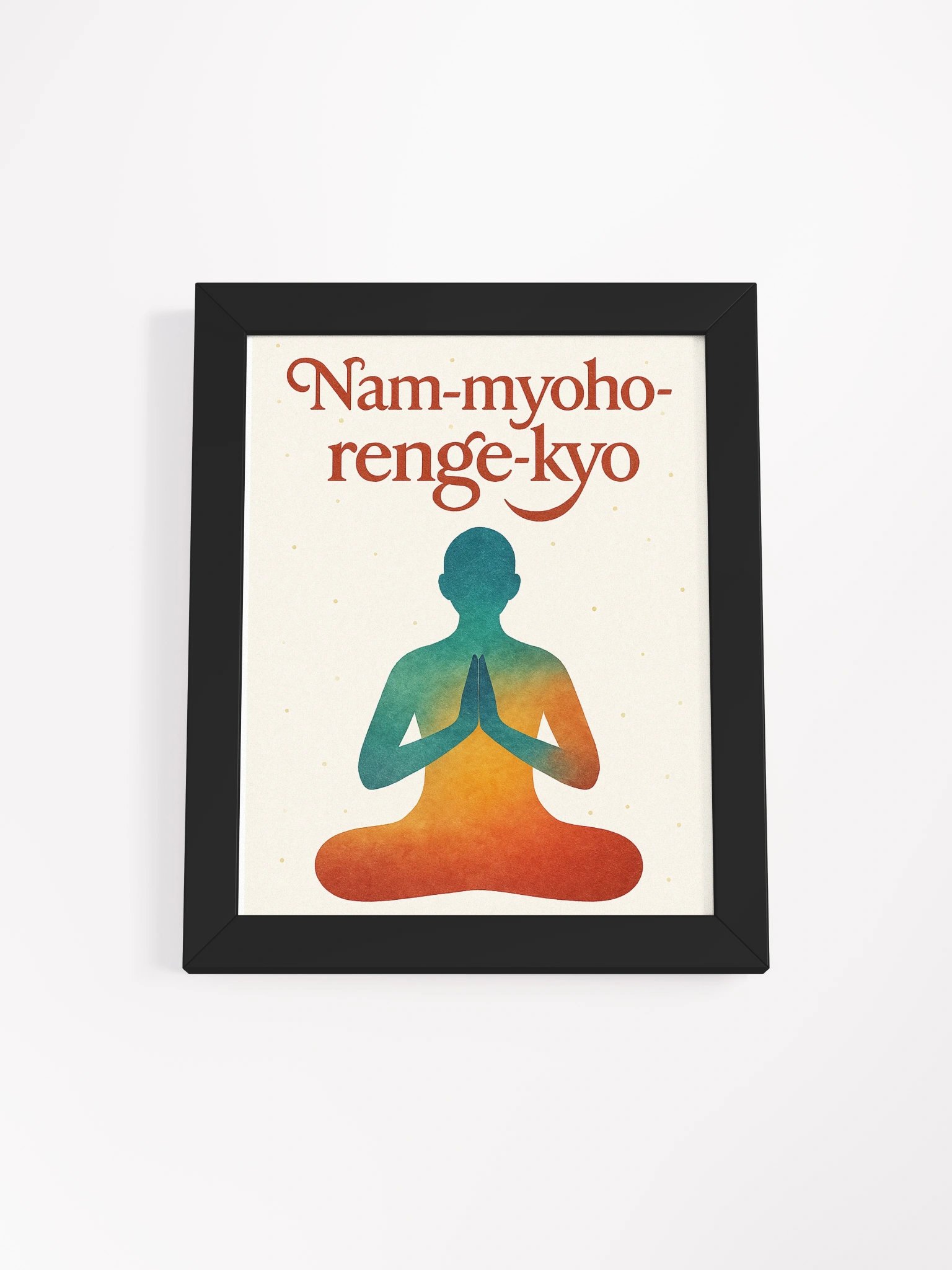 Nam-myoho-renge-kyo Meditation Poster product image (1)