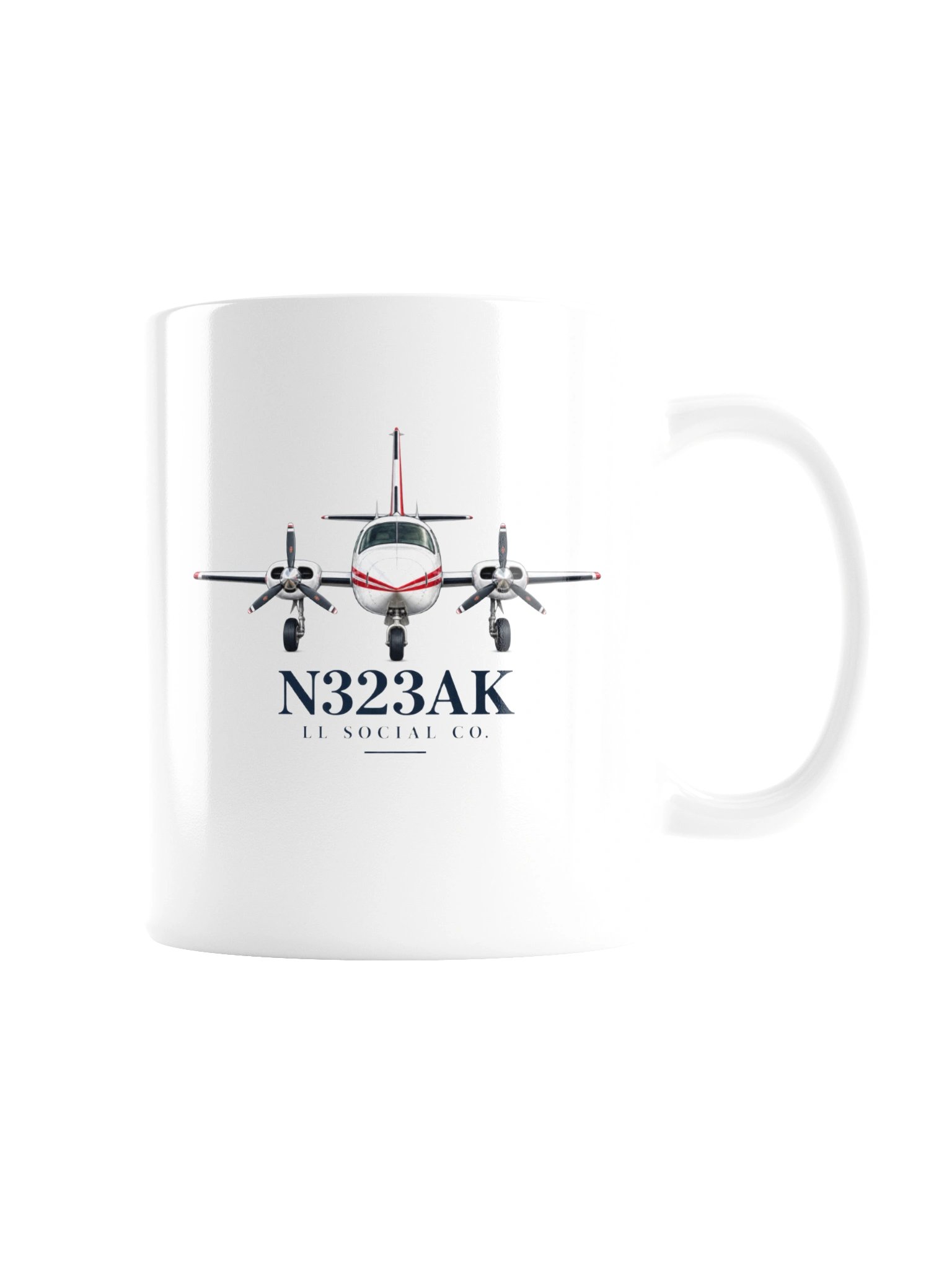 LL Social Co. N323AK Aerostar Mug product image (8)