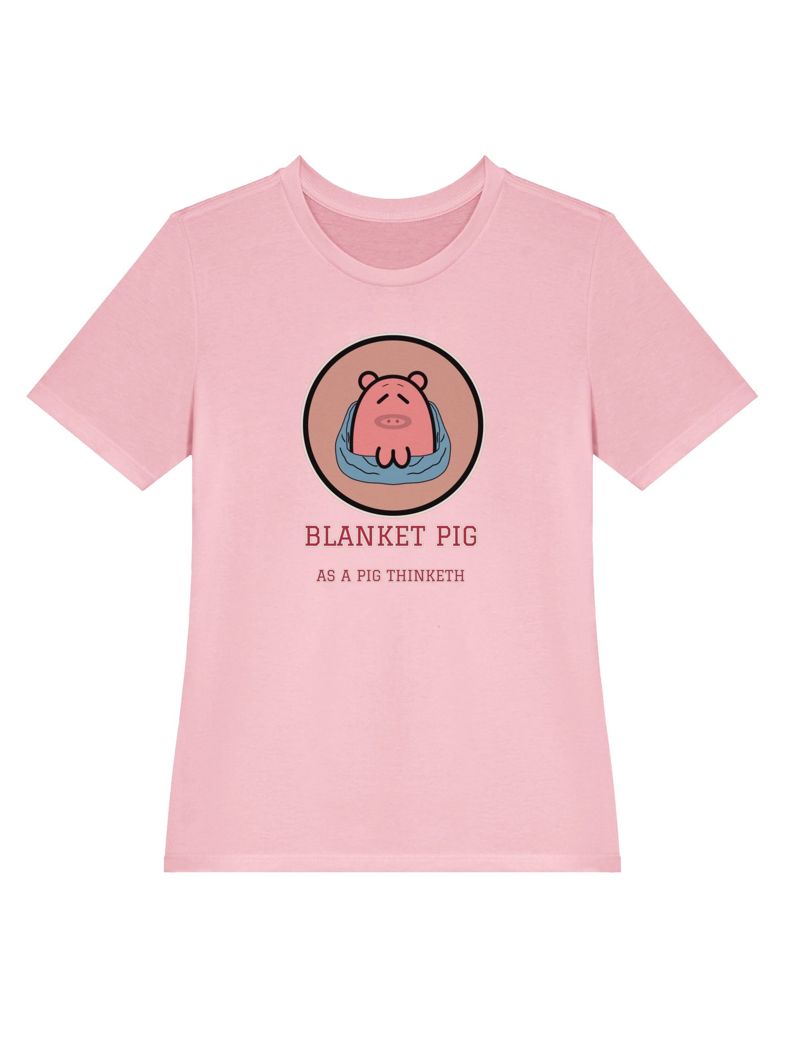 Blanket Pig Women's Tee | As a Pig Thinketh product image (3)