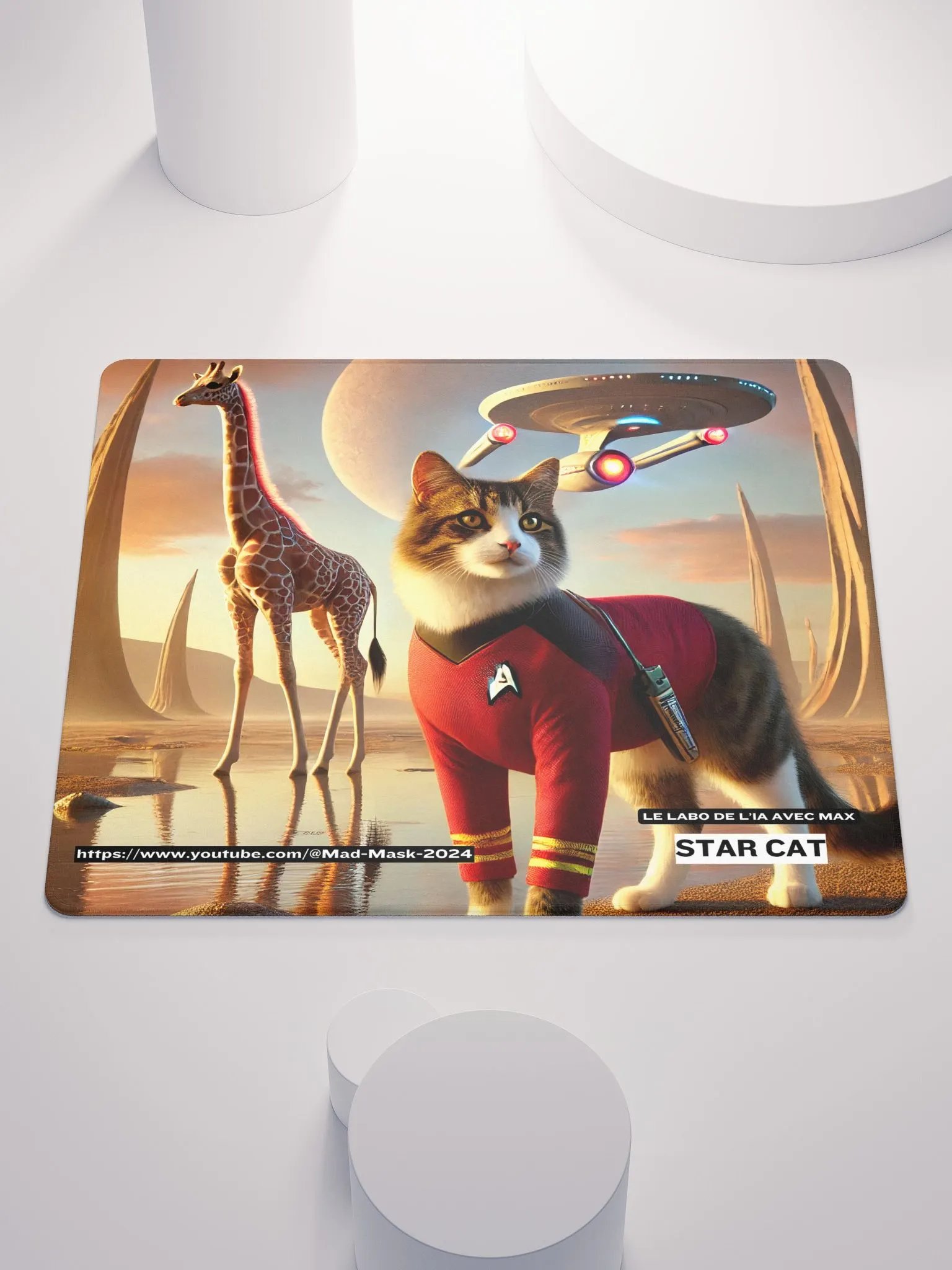 Mouse Pad Gaming Star Cat product image (1)