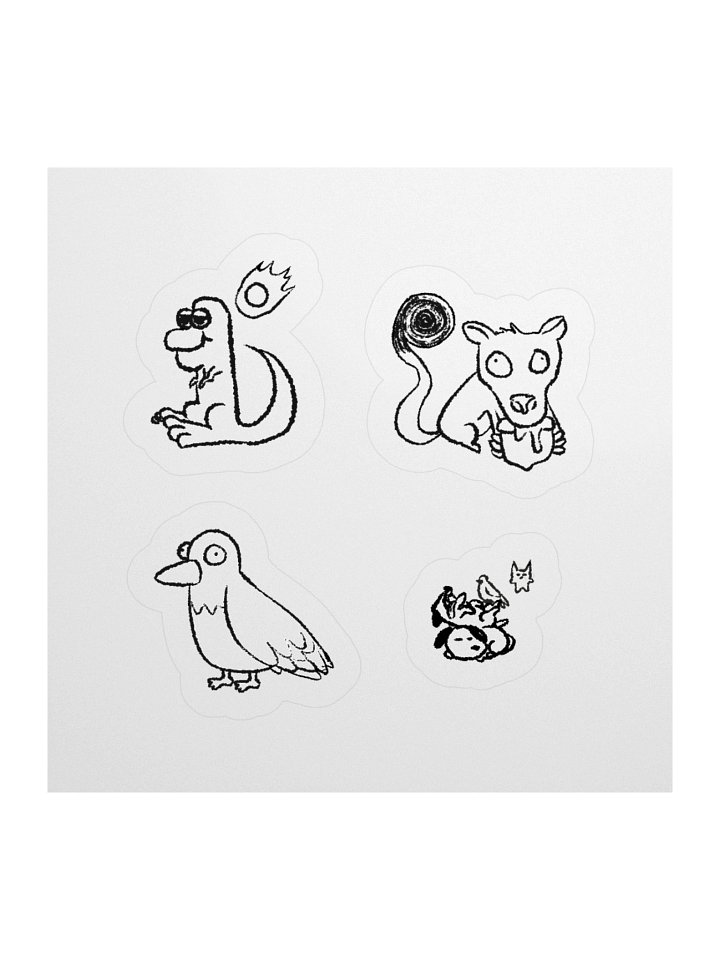 ‘Animals’ Doodle Stickers product image (1)
