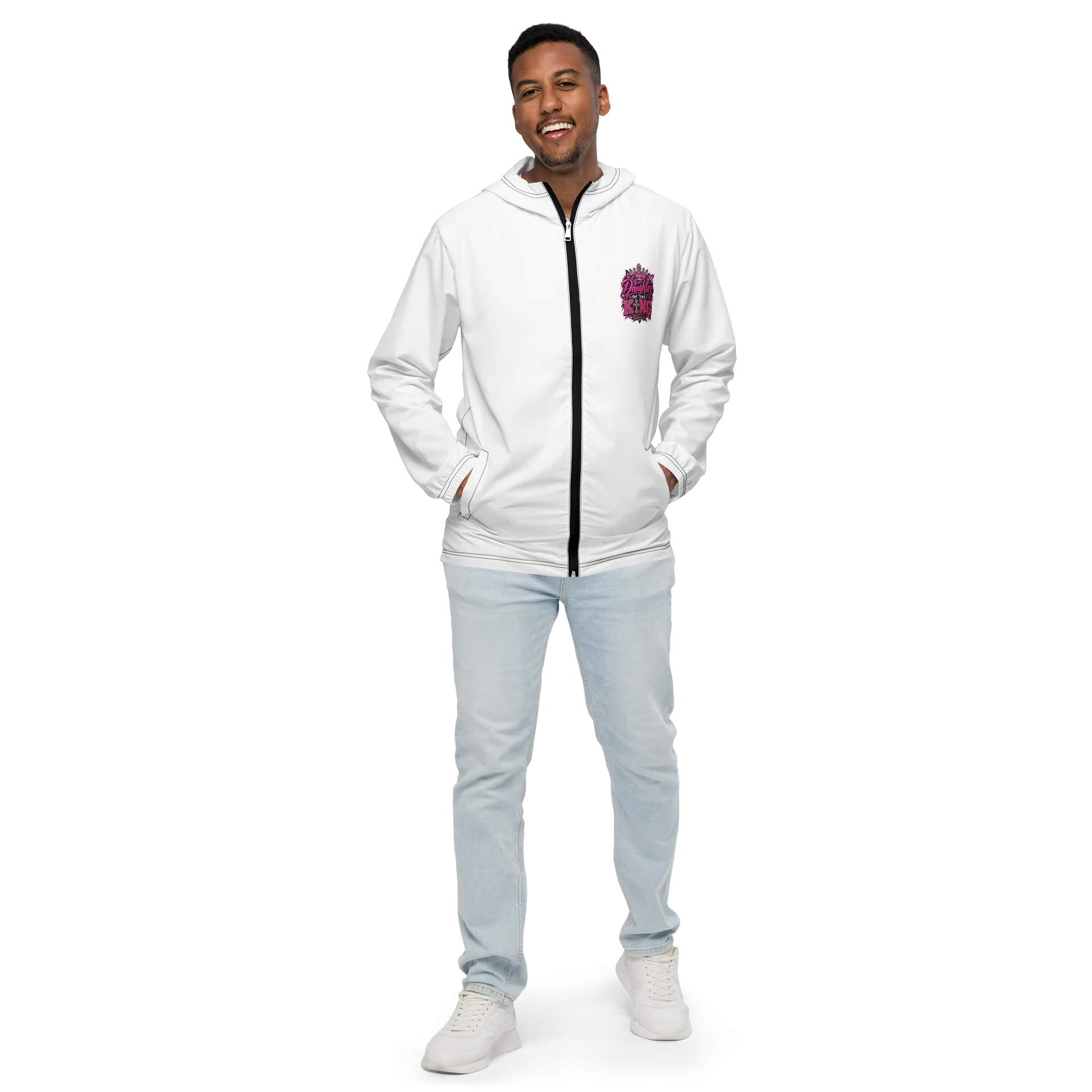 Daughter of the King Pink Faith Windbreaker product image (1)