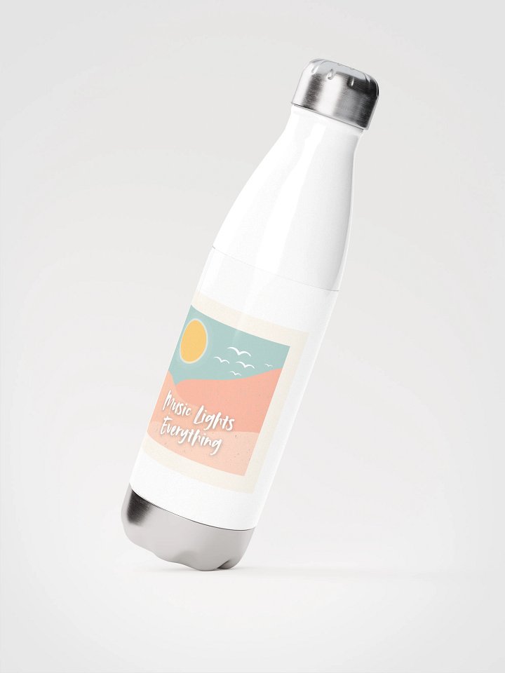 MUSIC LIGHTS EVERYTHING Stainless Steel Water Bottle product image (2)