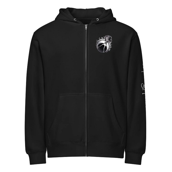 Silvery Zipper Hoodie product image (1)