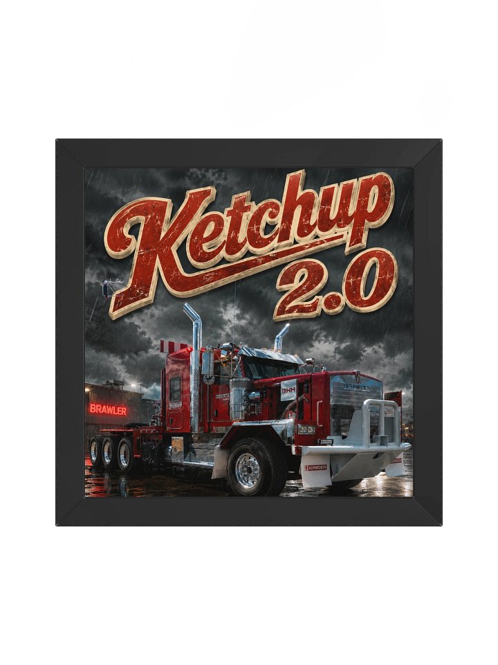 KETCHUP 2.0 FRAMED POSTER product image (1)