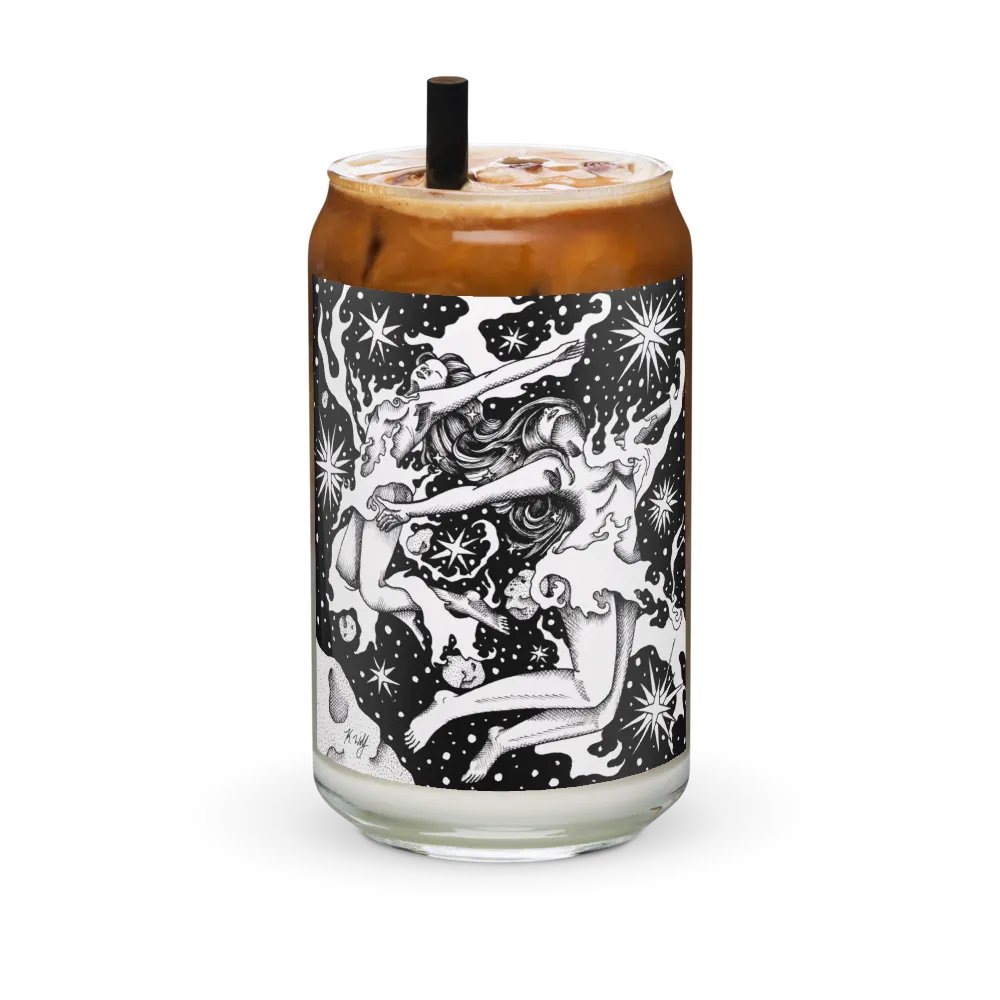Gemini Zodiac Can-Shaped Glass product image (2)