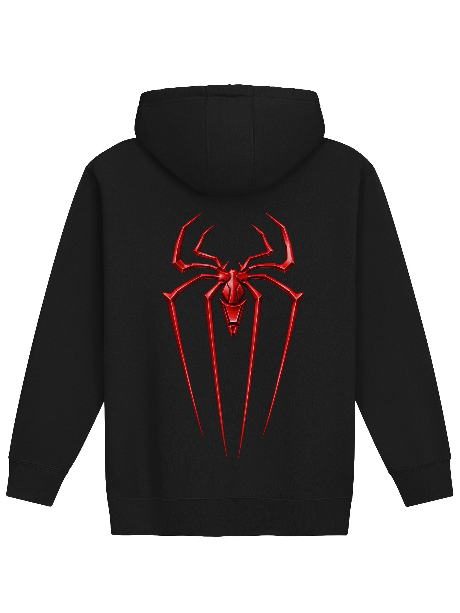 Glossy Red Spider Emblem Hoodie product image (5)
