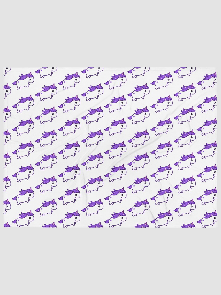 Uwu Unicorn Throw Blanket product image (1)