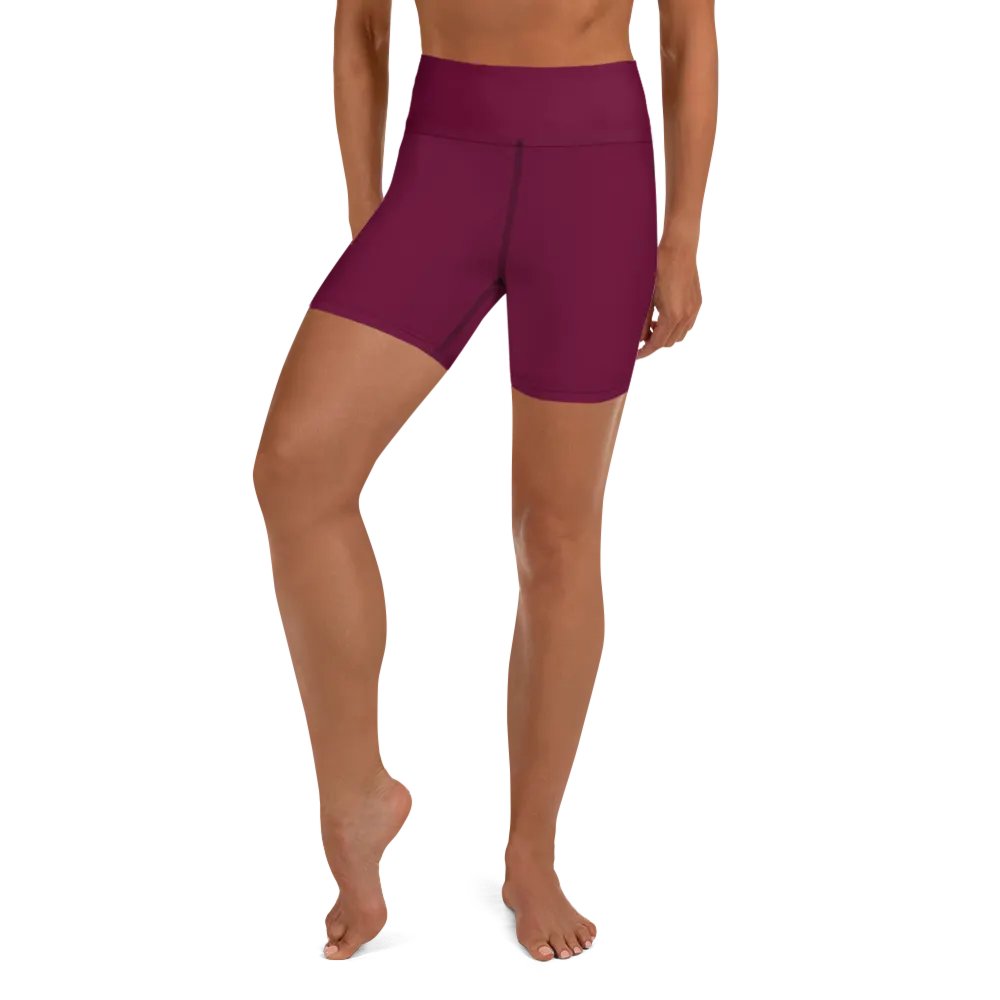 Magenta High-Waist Shorts product image (1)