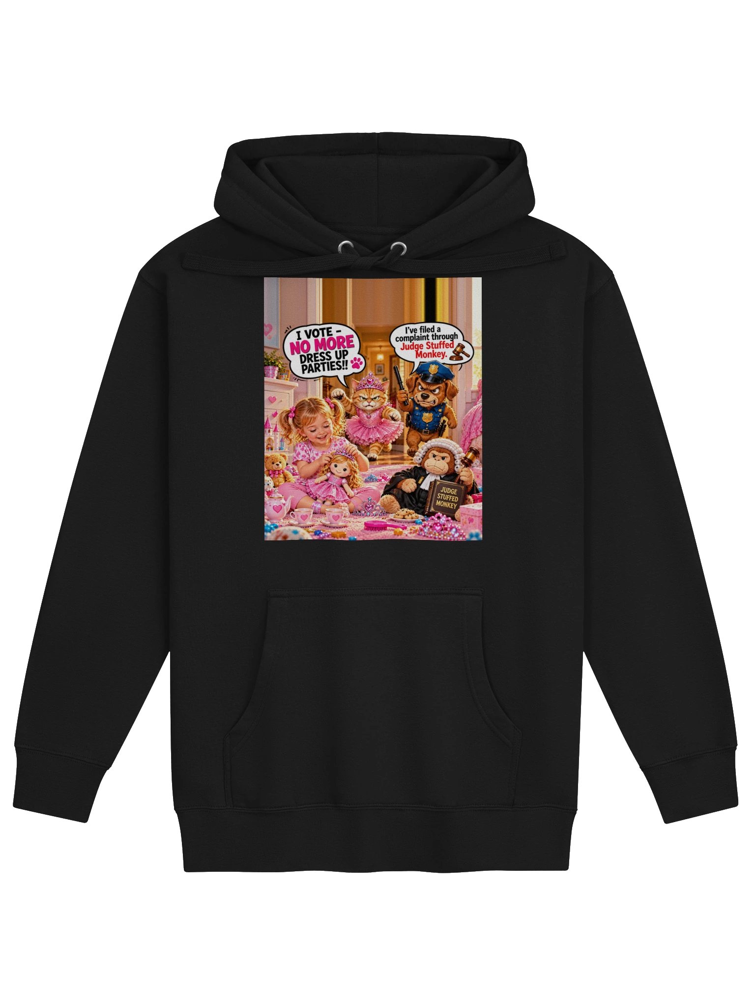 1 Earth Prints Princess Cat Cop Dog Premium Hoodie product image (1)