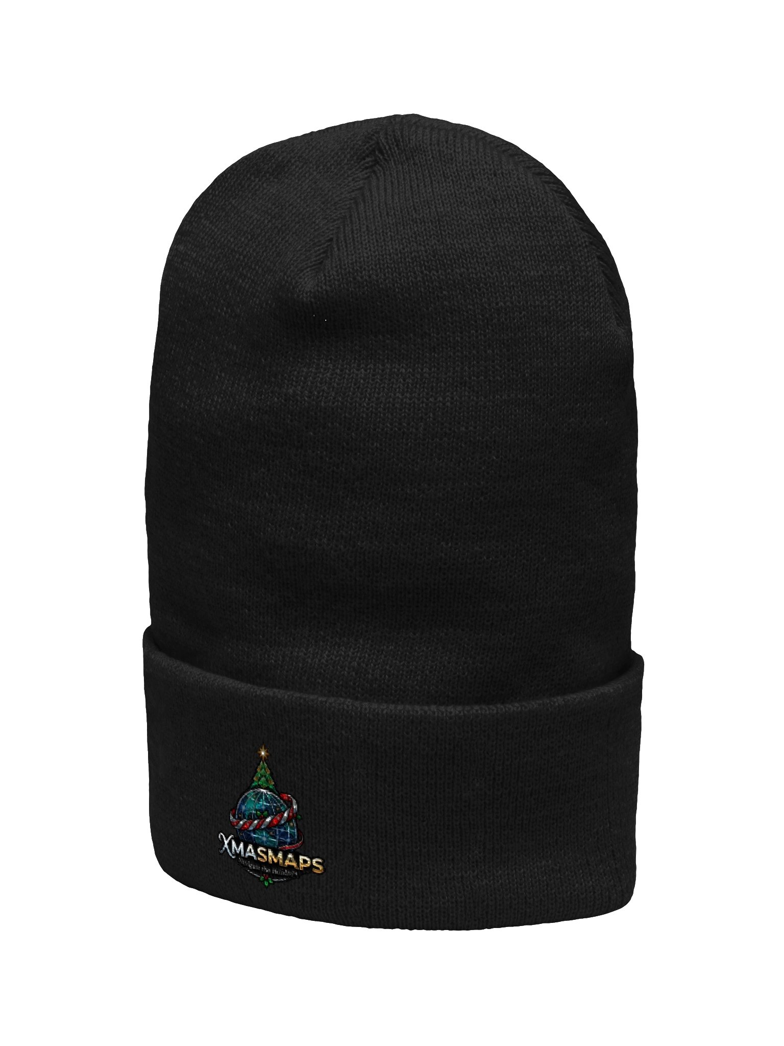XmasMaps "Navigate the Holidays" Cuffed Beanie product image (14)
