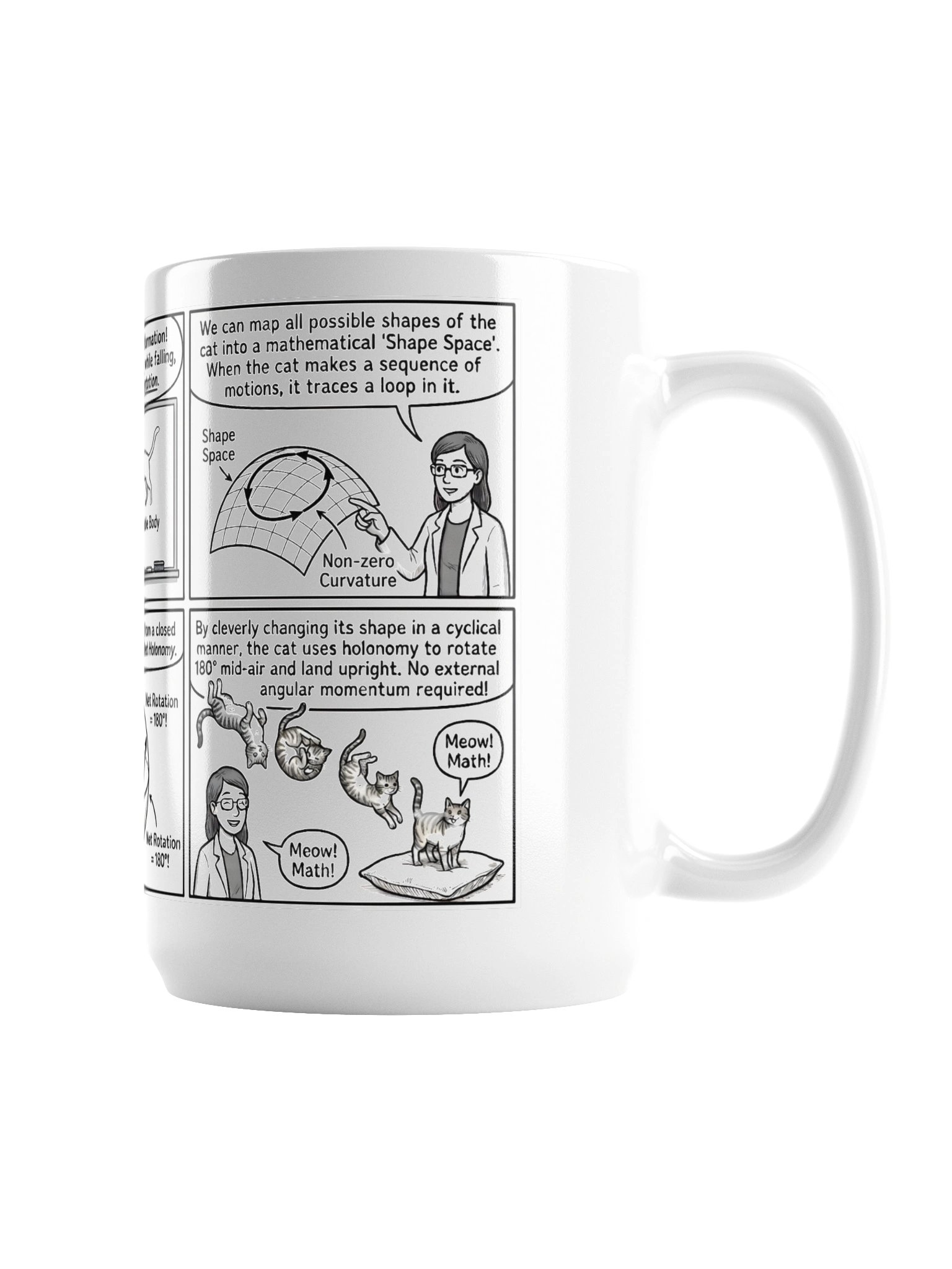 Meow! Math Cat-Righting Comic Mug product image (3)