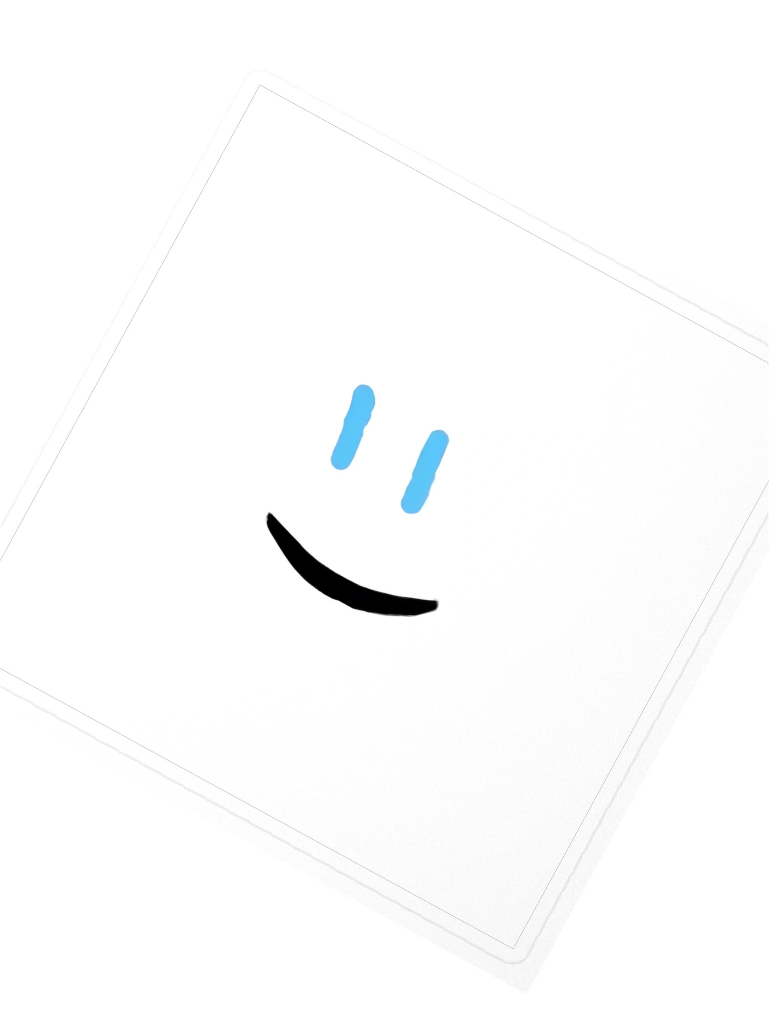 Blue: SMILEY STICKER product image (2)