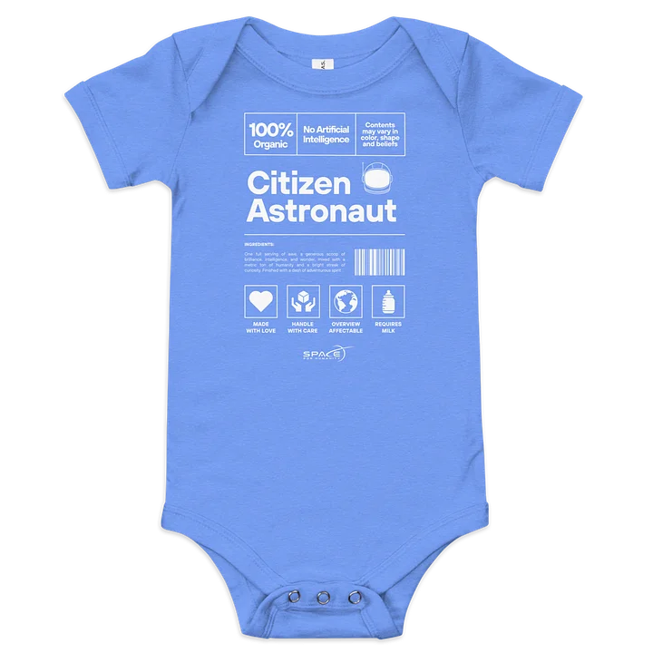 "What Makes a Citizen Astronaut?" Baby Short Sleeve One Piece product image (1)