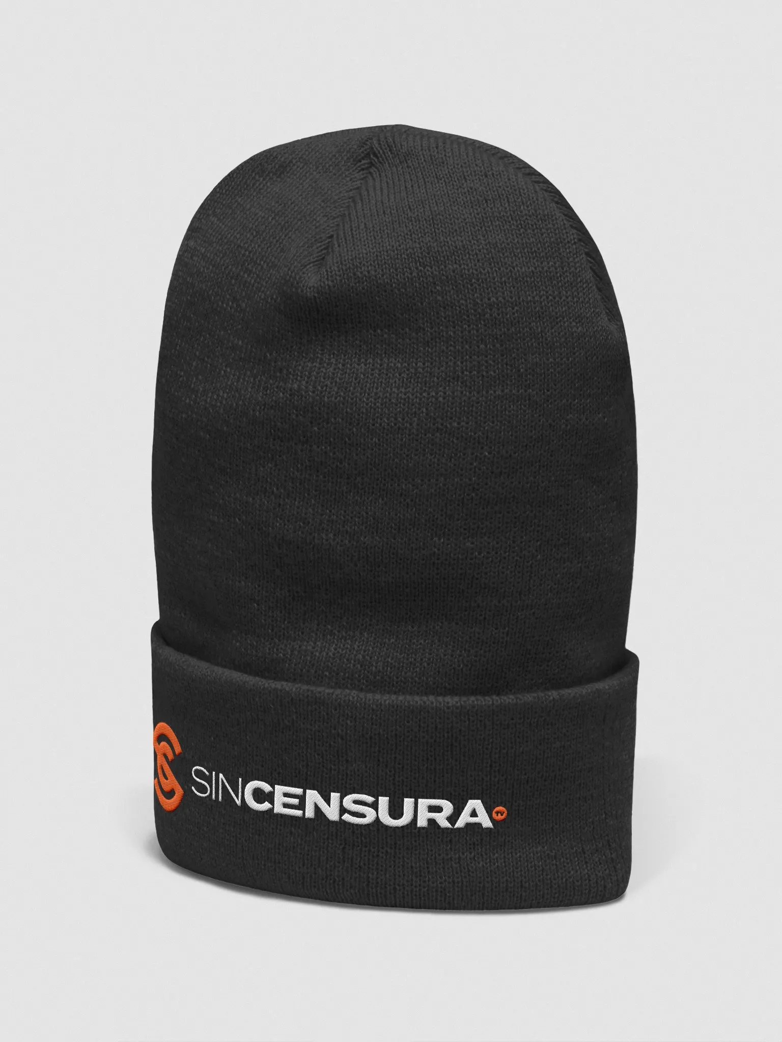 Gorra Beanie Sin Censura TV. Negro product image (2)