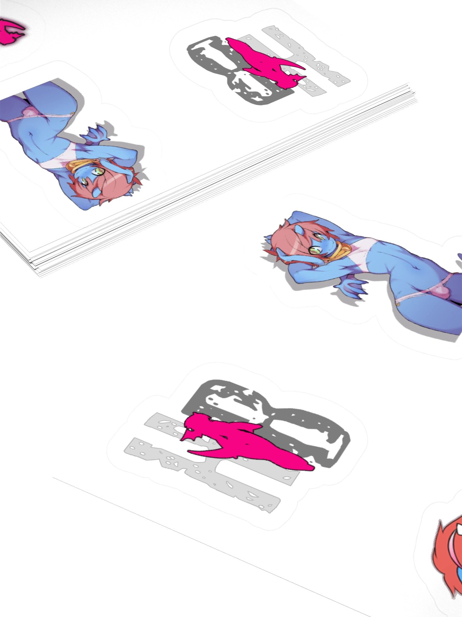 Hardblush Unigan Sticker product image (4)