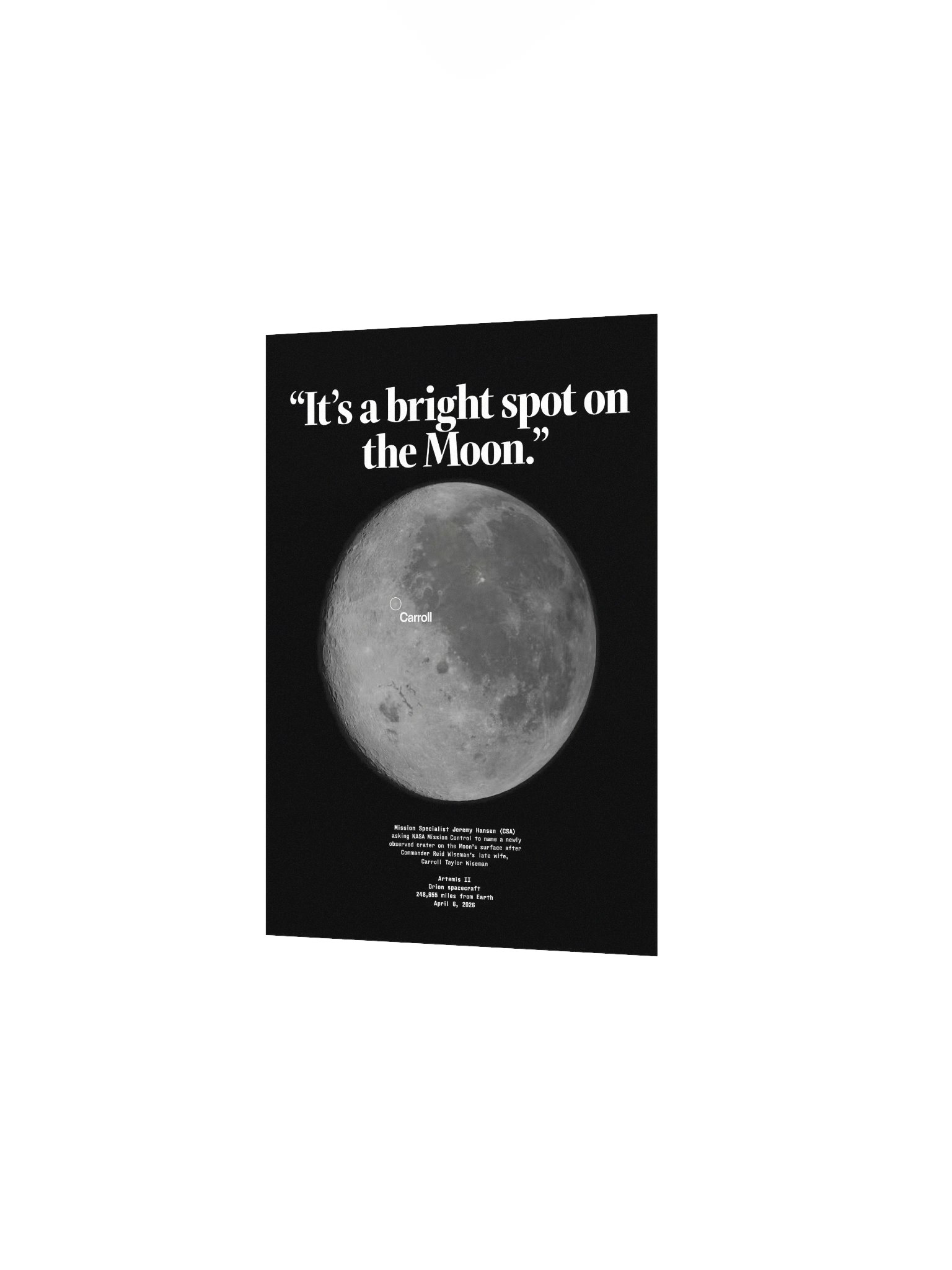 Carroll Crater Poster product image (8)