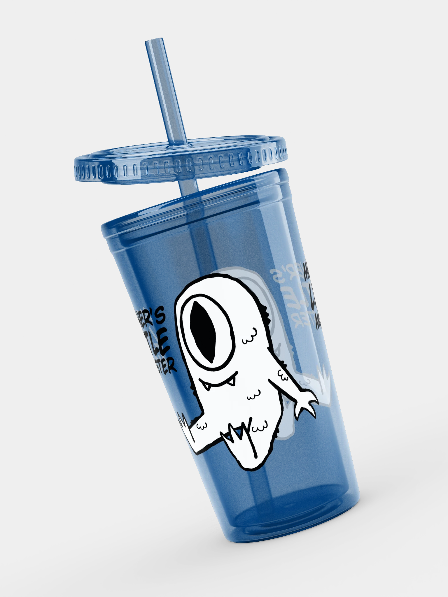 Mother's Little Monster Plastic Tumbler product image (4)