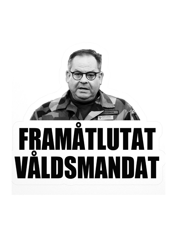 Framåtlutat våldsmandat (Sticker) product image (2)