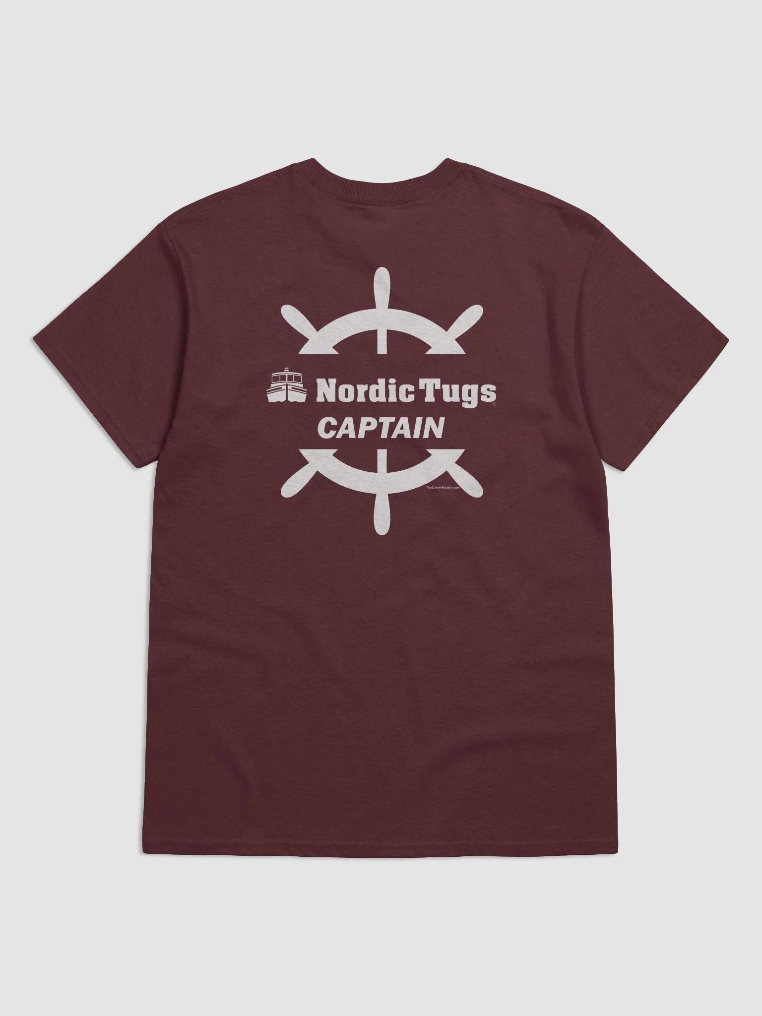 Nordic Tug Captain - T-Shirt - Dark Shirt w/White Logo product image (3)