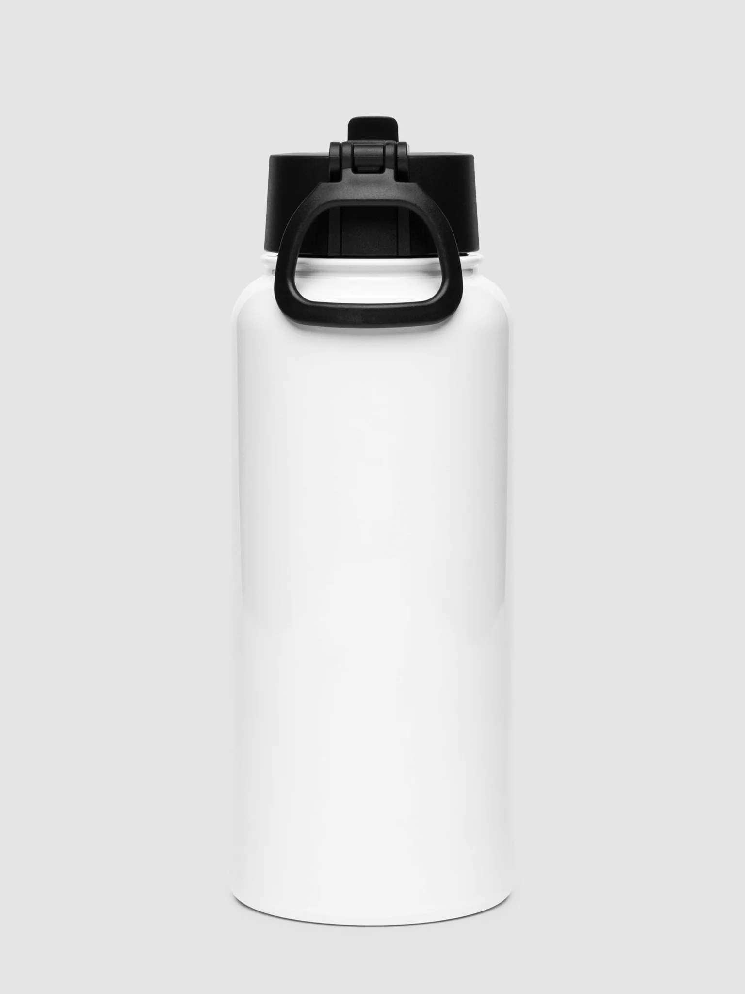 White Stainless Steel Water Bottle 32oz. - Personalized product image (2)