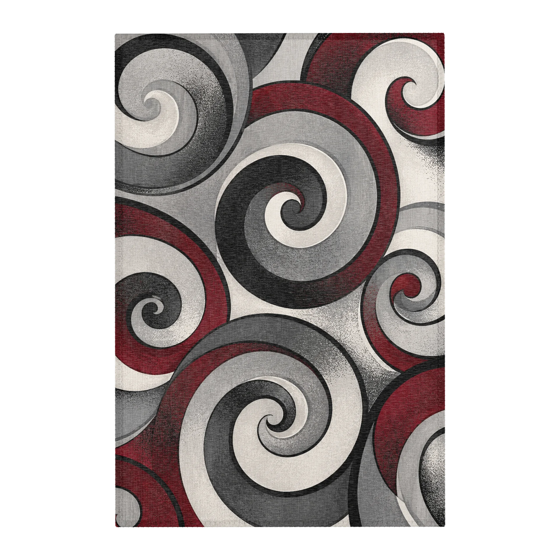 Crimson Rhythm Area Rug product image (1)