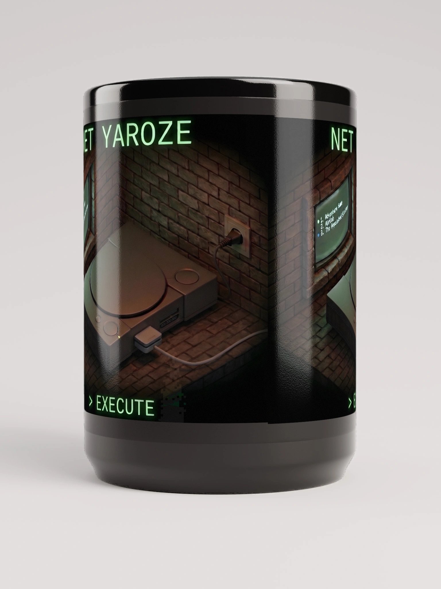 Net Yaroze Taza Negra - Accesorio Setup Gamer y Programador product image (2)