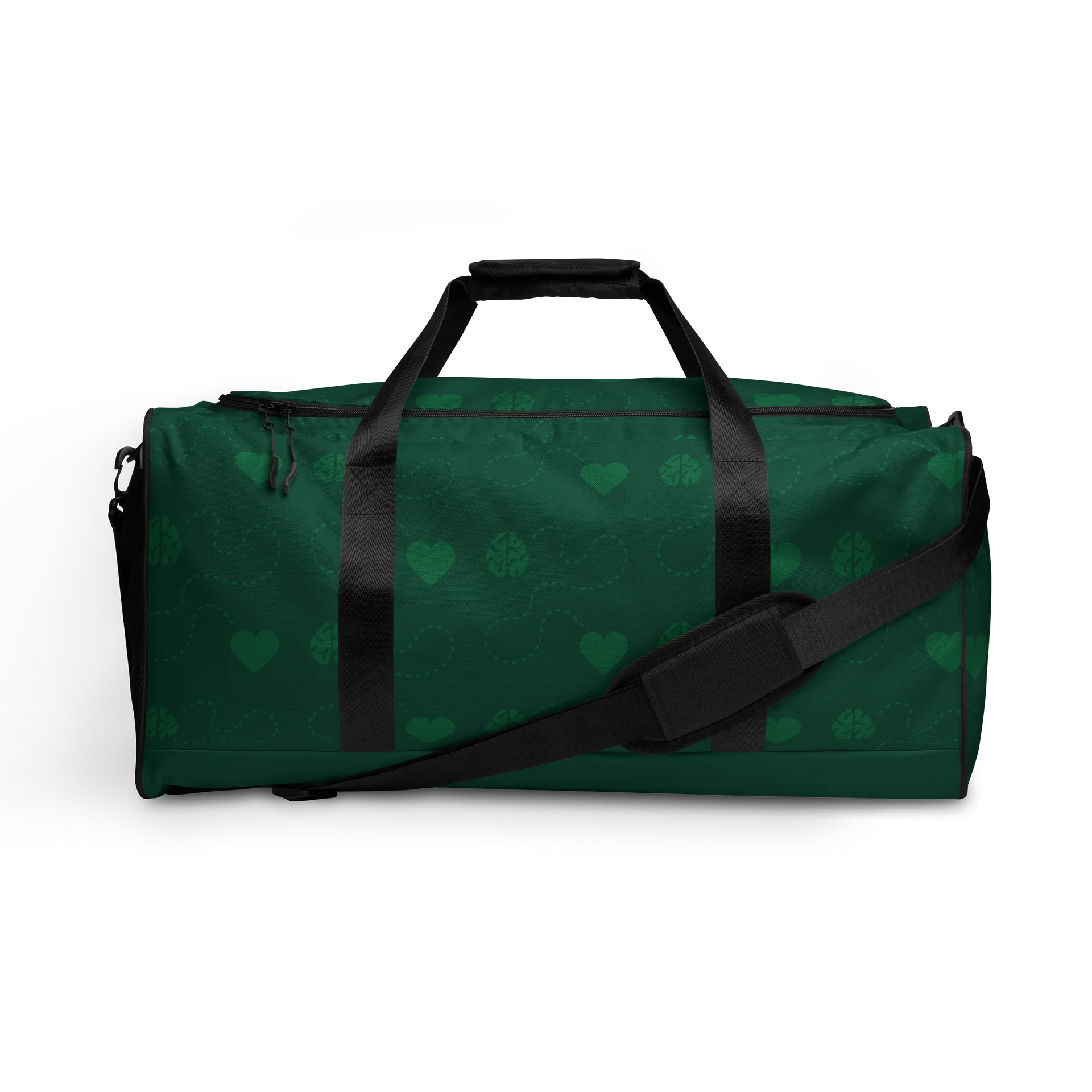 Brain and Heart Connections All-Over Duffle Bag product image (1)