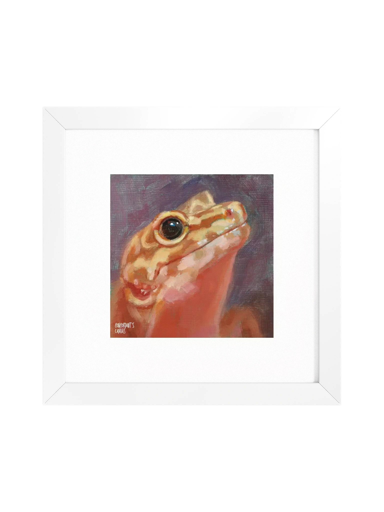 Framed Leopard Gecko Print - Painted Live 3/2/2026 product image (3)