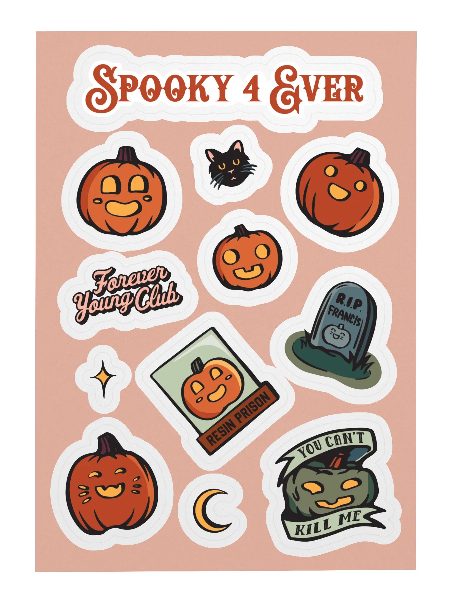 Spooky 4 Ever Stickers product image (1)