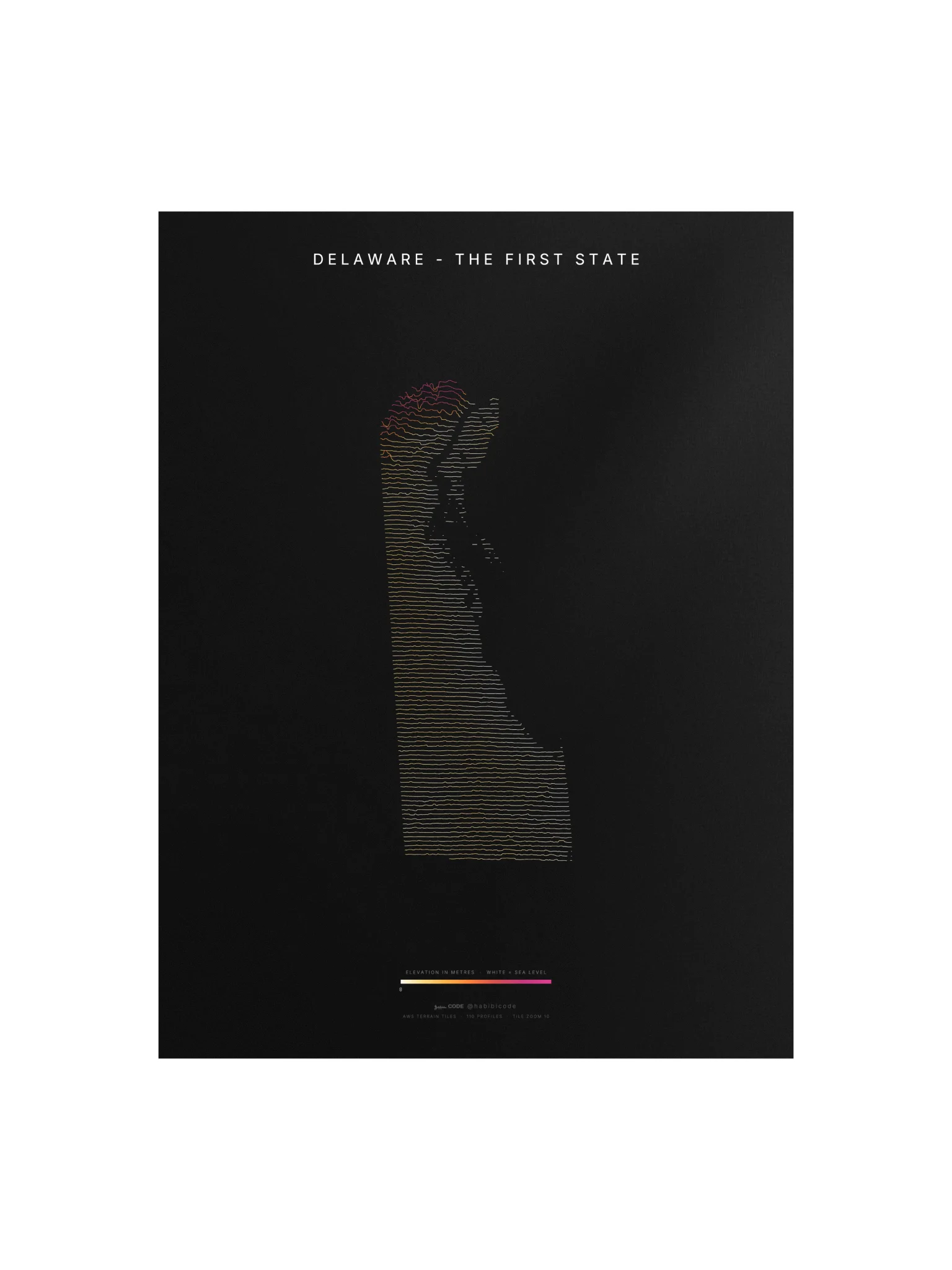 Ridgeline Poster - Delaware product image (1)