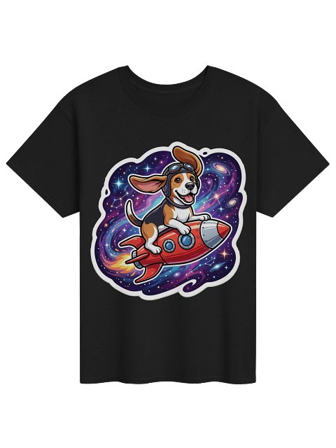 Rocket Beagle Tee